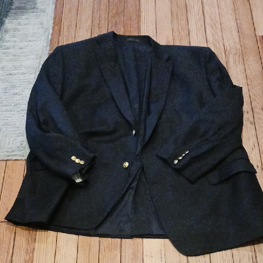 Ralph Lauren Navy Wool  Blazer 52 R